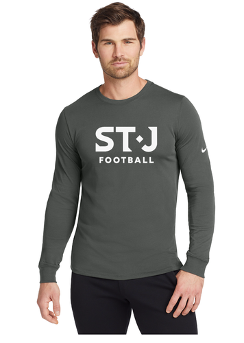 Nike Dri-FIT Cotton/Poly Long Sleeve Tee image thumbnail