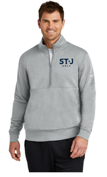 Image of Nike Club Fleece Sleeve Swoosh 1/2-Zip