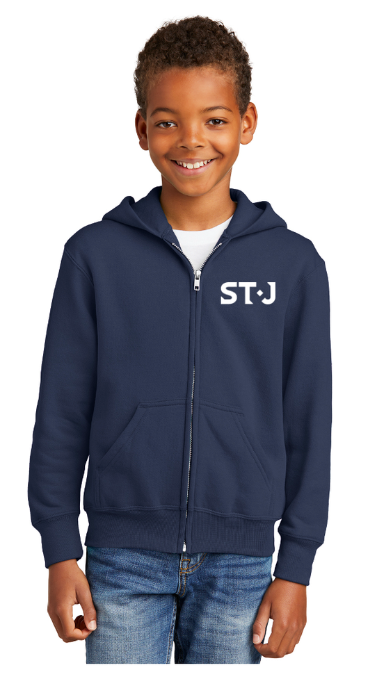 Youth Fleece Full-Zip Hoodie primary image