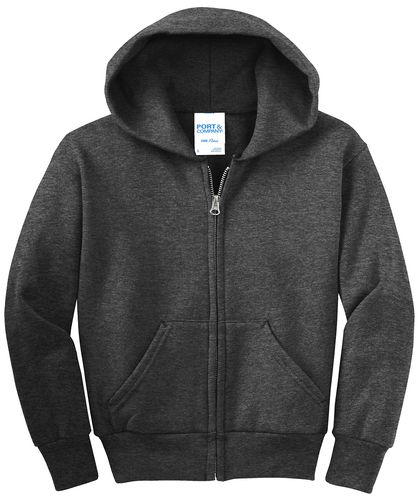 Youth Fleece Full-Zip Hoodie image thumbnail