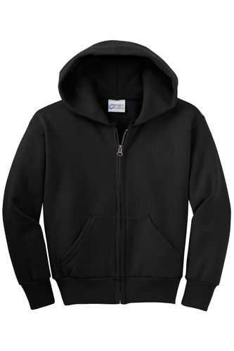 Youth Fleece Full-Zip Hoodie image thumbnail