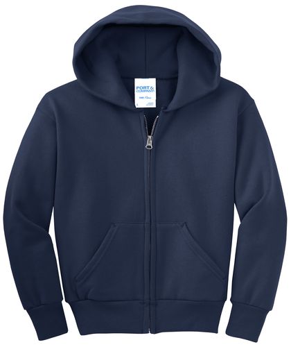 Youth Fleece Full-Zip Hoodie image thumbnail
