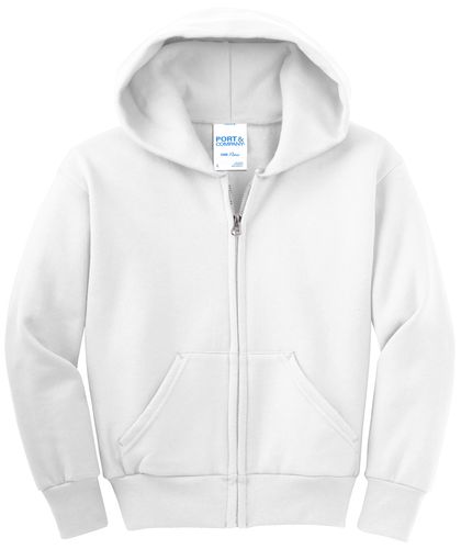 Youth Fleece Full-Zip Hoodie image thumbnail