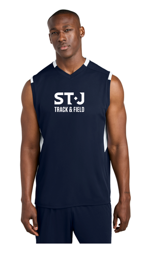 STJ Men's Sleeveless V-Neck Tank image thumbnail