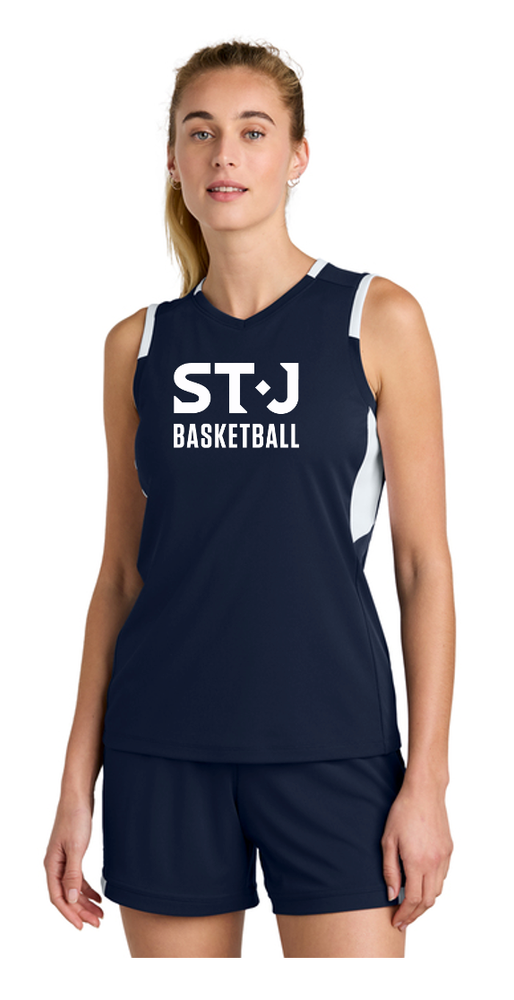 STJ Women's Sleeveless V-Neck Tank  primary image