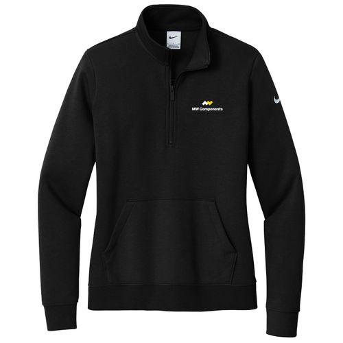 MWS25 Ladies Nike 1/2 Zip Fleece  image thumbnail