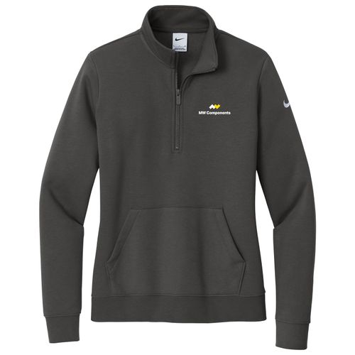 MWS25 Ladies Nike 1/2 Zip Fleece  image thumbnail
