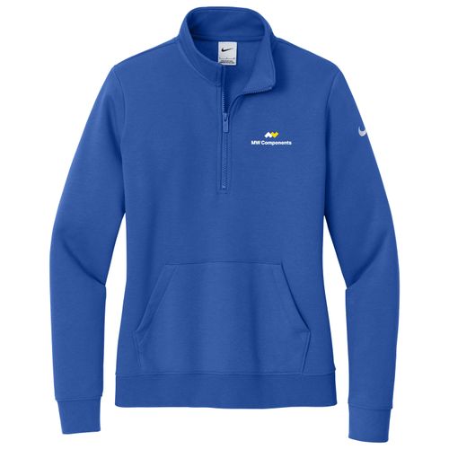MWS25 Ladies Nike 1/2 Zip Fleece  image thumbnail