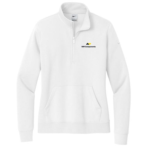 MWS25 Ladies Nike 1/2 Zip Fleece  image thumbnail