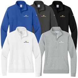 Image of MWS25 Ladies Nike 1/2 Zip Fleece 