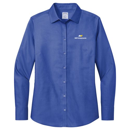 MWS32 Ladies Wrinkle Free Nail Head Shirt image thumbnail