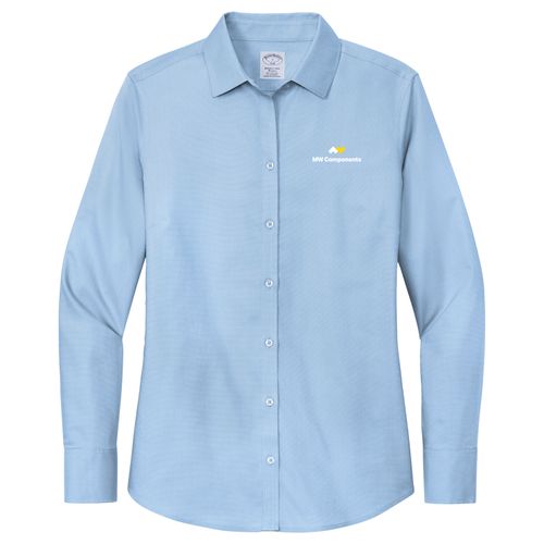 MWS32 Ladies Wrinkle Free Nail Head Shirt image thumbnail