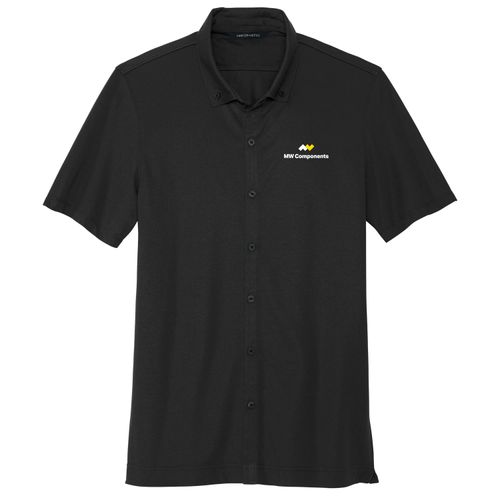 MWS38 Mercer&Mettle Full Button Polo image thumbnail