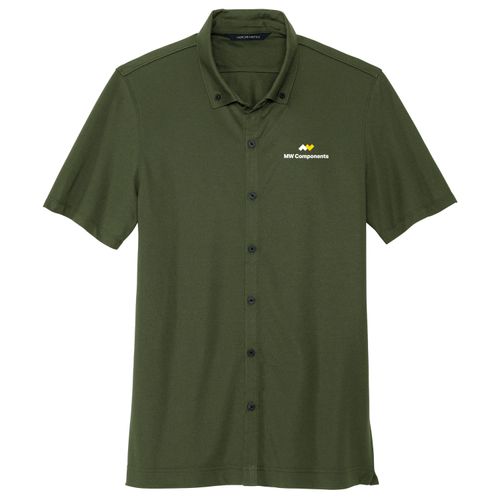 MWS38 Mercer&Mettle Full Button Polo image thumbnail