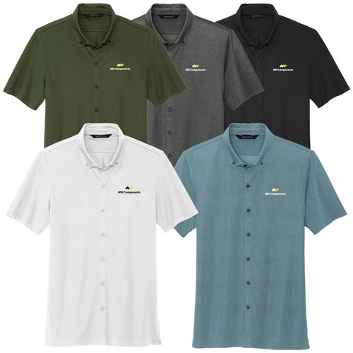 MWS38 Mercer&Mettle Full Button Polo image thumbnail