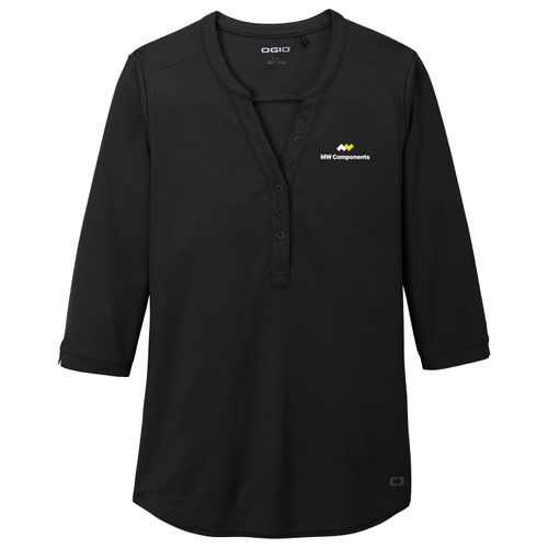 MWS43 Ladies Ogio Jewel Henley image thumbnail