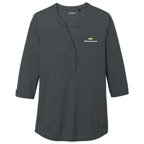 MWS43 Ladies Ogio Jewel Henley image thumbnail