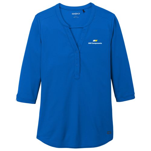 MWS43 Ladies Ogio Jewel Henley image thumbnail