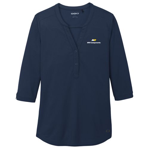MWS43 Ladies Ogio Jewel Henley image thumbnail