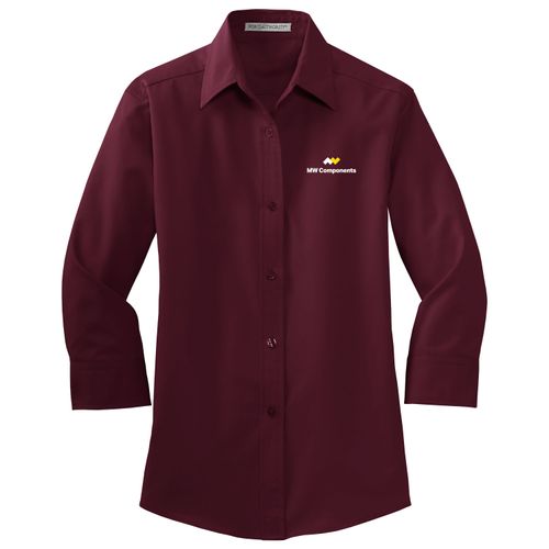 MWS76 Ladies 3/4 Sleeve Easy Care Shirt image thumbnail