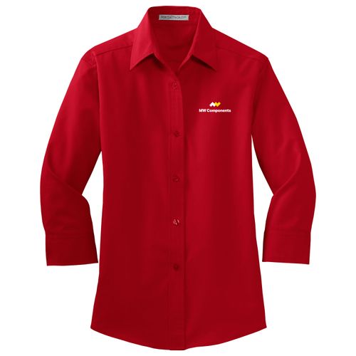 MWS76 Ladies 3/4 Sleeve Easy Care Shirt image thumbnail