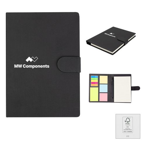 MWAS4 Padfolio w/Sticky Notes and Flags image thumbnail MWAS4 Padfolio w/Sticky Notes and Flags image thumbnail