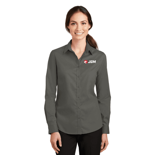 Port Authority® Women's SuperPro™ Twill Shirt image thumbnail