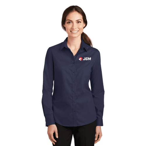 Port Authority® Women's SuperPro™ Twill Shirt image thumbnail