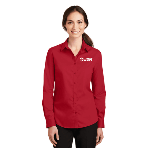 Port Authority® Women's SuperPro™ Twill Shirt image thumbnail