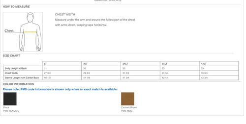 Carhartt ® Tall Thermal-Lined Duck Active Jacket image thumbnail