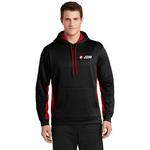 Sport-Tek® Sport-Wick® Fleece Colorblock Hooded Pullover image thumbnail