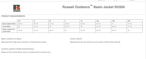 Russell Outdoors™ Basin Jacket image thumbnail