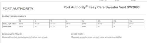 Port Authority® Easy Care Sweater Vest image thumbnail