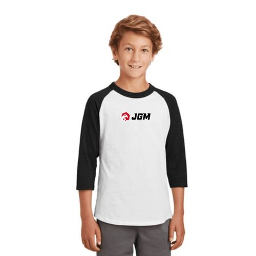 Sport Tek Youth Colorblock Raglan Jersey image thumbnail