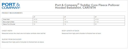 Port & Co. Toddler Core Fleece Pullover Sweatshirt image thumbnail