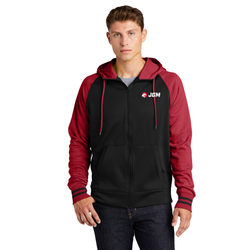 Image of Sport-Tek® Sport-Wick® Varsity Fleece Full-Zip Hooded Jacket