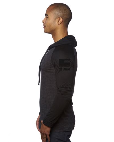 Burnside Adult Raglan Sleeve Hooded T-Shirt-D1 image thumbnail