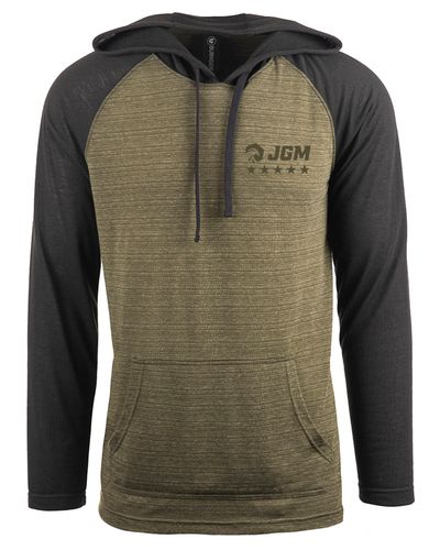 Burnside Adult Raglan Sleeve Hooded T-Shirt-D1 image thumbnail