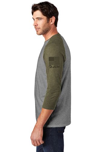 District Perfect Tri 3/4 Sleeve Raglan-D1 image thumbnail