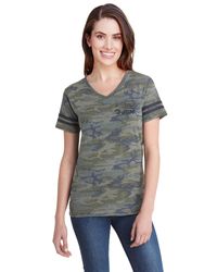 Image of Ladies Football T-Shirt-D2