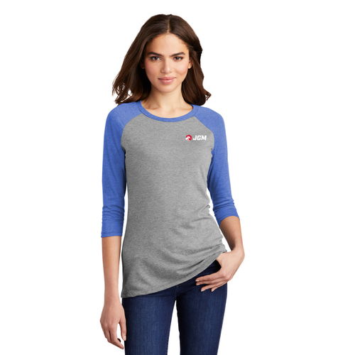 District ® Women’s Perfect Tri ® 3/4-Sleeve Raglan image thumbnail