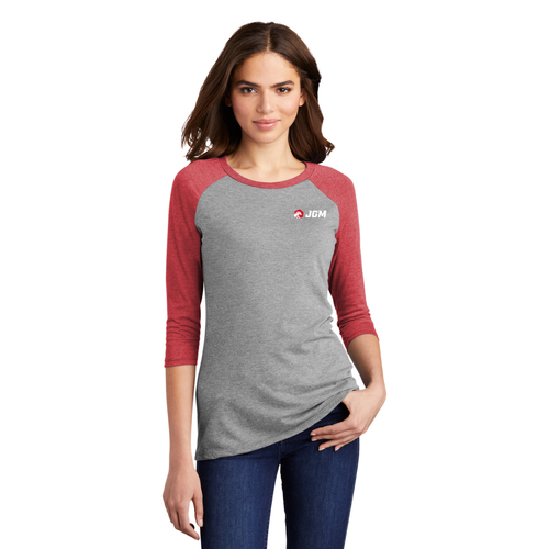 District ® Women’s Perfect Tri ® 3/4-Sleeve Raglan image thumbnail