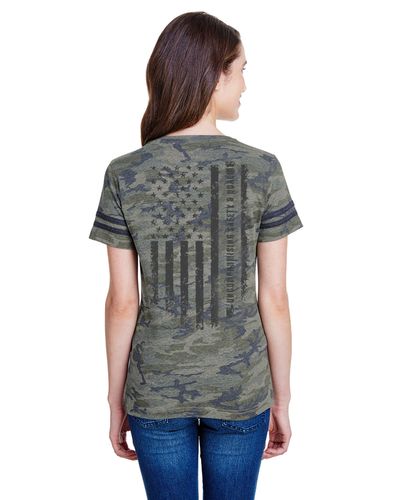 Ladies Football T-Shirt-D2 image thumbnail