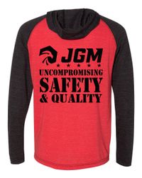 Image of Burnside Adult Raglan Sleeve Hooded T-Shirt-D4