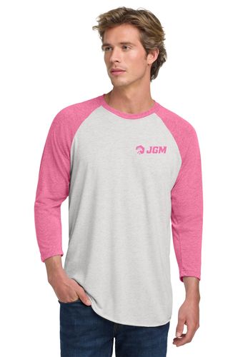 Next Level Apparel® Adult Tri-Blend 3/4-Sleeve Raglan Tee image thumbnail
