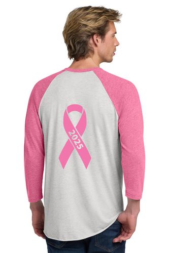 Next Level Apparel® Adult Tri-Blend 3/4-Sleeve Raglan Tee image thumbnail