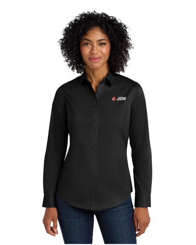 Port Authority® Women's SuperPro™ Twill Shirt image thumbnail