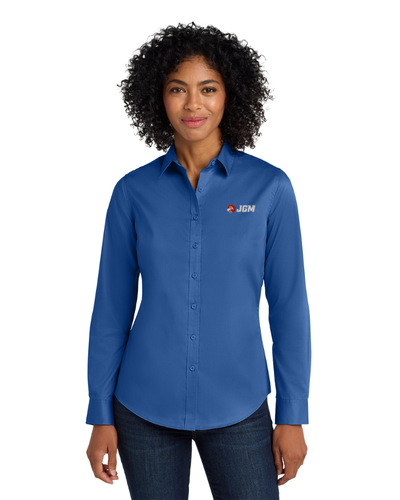 Port Authority® Women's SuperPro™ Twill Shirt image thumbnail