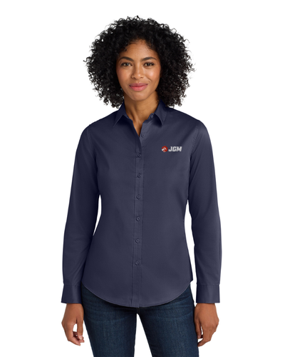 Port Authority® Women's SuperPro™ Twill Shirt image thumbnail