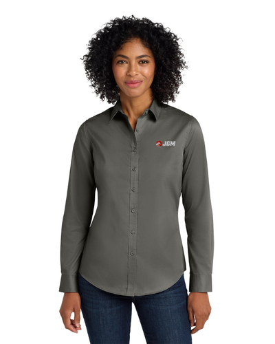 Port Authority® Women's SuperPro™ Twill Shirt image thumbnail